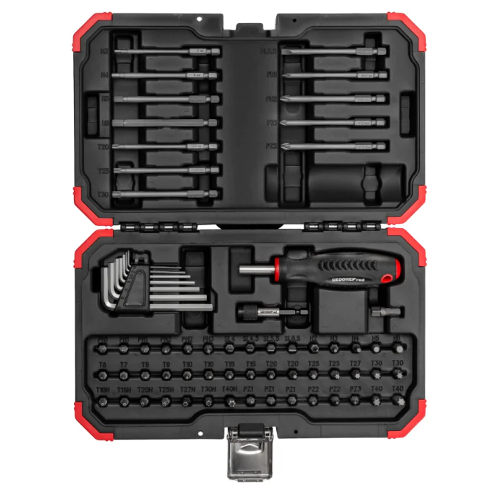 Gedore Red Line, R33003067, 67-stk bitsett 1/4 BMC, 1 sett, SGD-3301352