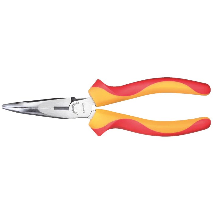 Gedore Red Line, R29510200, VDE flattang, sveivet 45°, 2C-håndtak, 200 mm, 1 stk., SGD-3301412