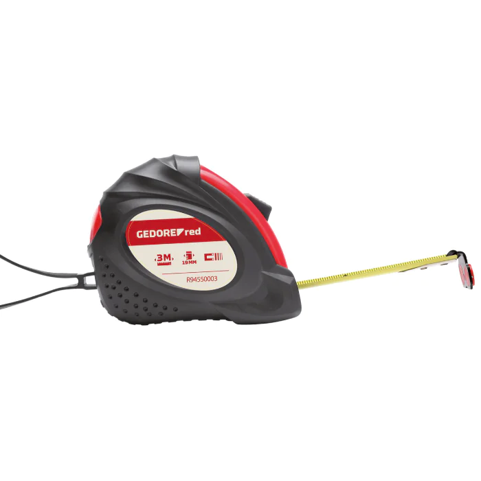 Gedore Red Line Målebånd Klasse II, 3-8 m, 19-25 mm, SGD-776