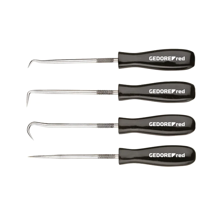 Gedore Red Line, R19101001, 4-stk kroksett for rO-ringinstallasjon, 1 sett, SGD-3301548