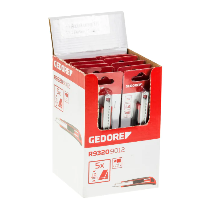 Gedore Red Line, R93209012, 10-stk skjermkutterblad, 9 mm, 1 sett, SGD-3301790