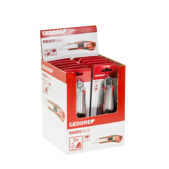 Gedore Red Line, R93209112, 12-stk skjermkutterblad, 18 mm, 1 sett, SGD-3301791