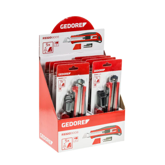Gedore Red Line, R93209008, 8-delers skjermkutterblad, 25 mm, 1 sett, SGD-3301792