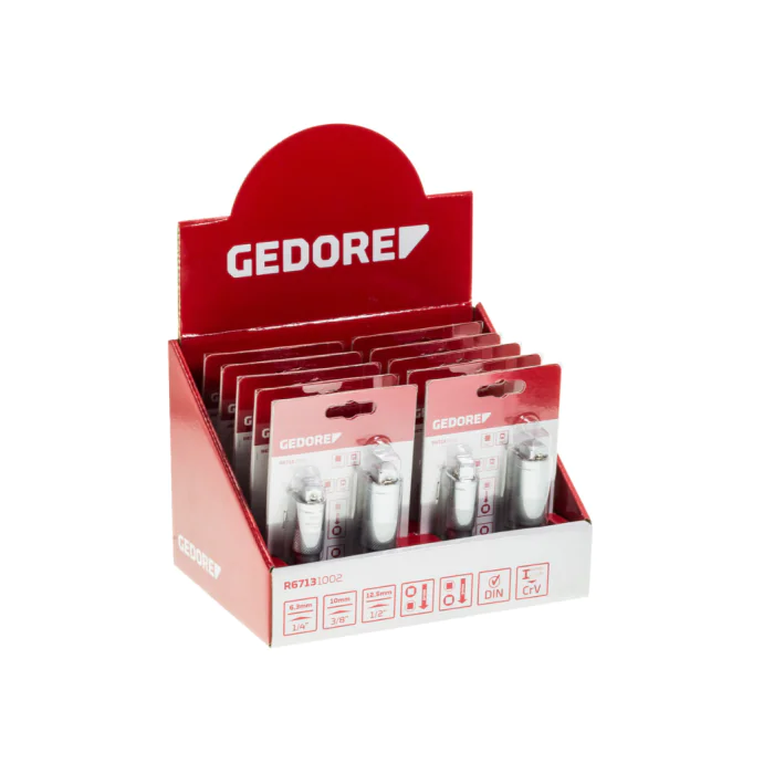 Gedore Red Line, R67139010, 10-stk skjermreduksjon og omformer, 1 sett, SGD-3301794