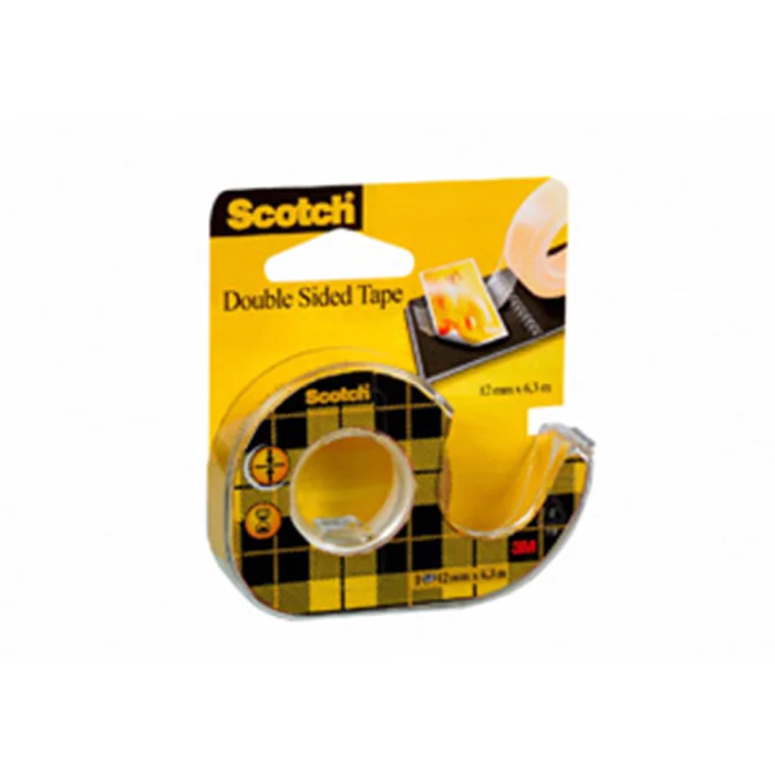 3M Scotch Dobbelsidig Tape – Langtidsholdbar, Permanent Lim (3M136D, 1 Eske)