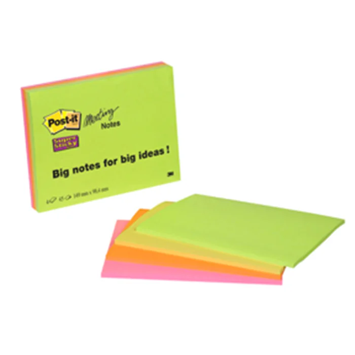 3M Post-it Klistrelapper – Limer Bedre, Holder Lengre (3M64454SS, 1 Eske)