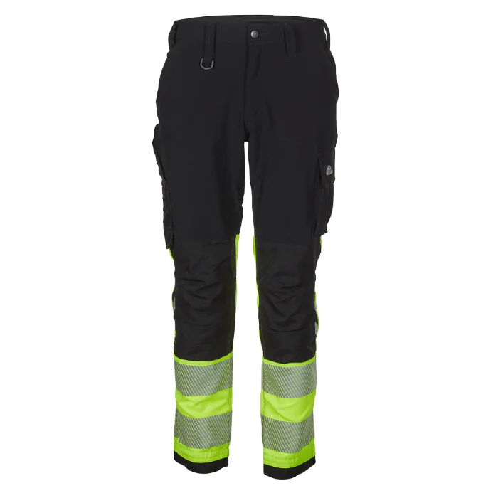 Bulldog 4-veis Stretchbukse – Moderne og Komfortabel Design (Gul/Svart), SBD-5745
