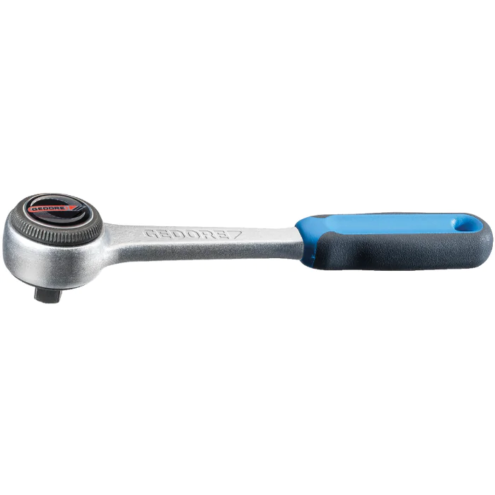 Gedore Blue Line, 2093 U-3, vendbar skralle 1/4 tomme 129 mm, 1 stk., SGD-6170590