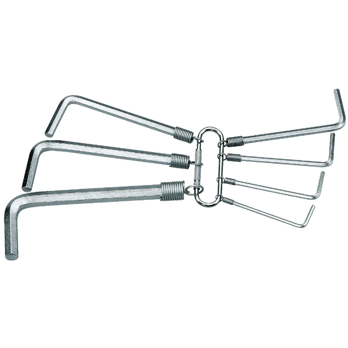 Gedore Blue Line, S 42-07, 7-stk sekskantnøkkelsett, 2-8 mm, 1 sett, SGD-6347430