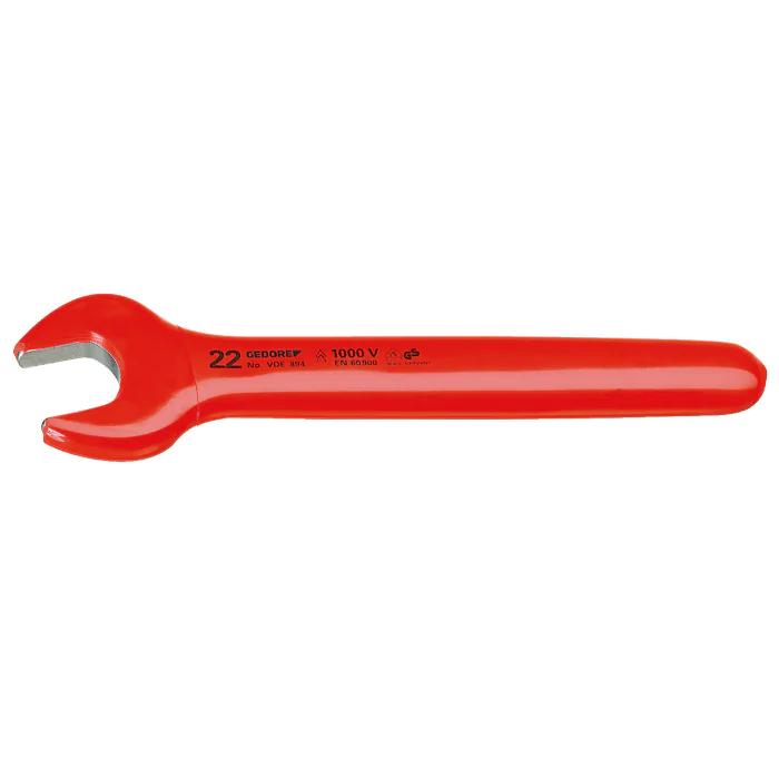 Gedore Blue Line VDE Single Ended Åpennøkkelsett, 9 mm til 32 mm, 1 Stykk, SGD-273