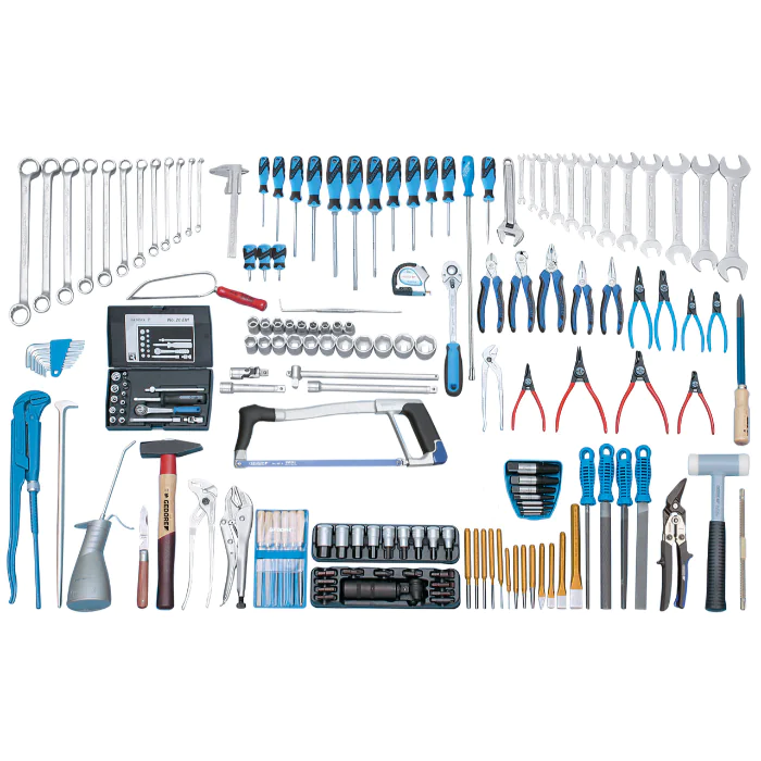 Gedore Blue Line, S 1007, 180-stk mekanikerverktøy, 1 sett, SGD-6601080