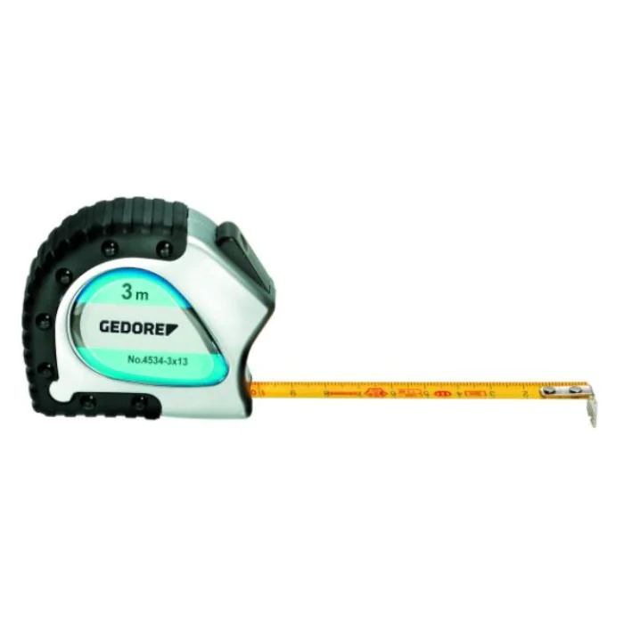 Gedore Blue Line Målebånd i stål, 3-8 m, 1 Stykk, SGD-773