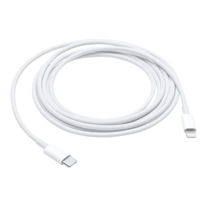 Apple ladekabel USB-A og USB-C til Lightning, hvit, SDC-1386