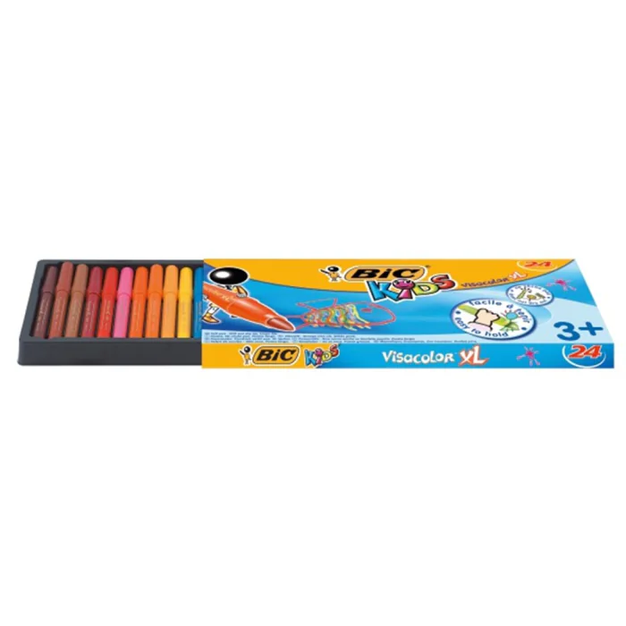 Bic Kids Visacolor XL – Kraftig Tusj For Barn (BIC829005, 1 Eske)