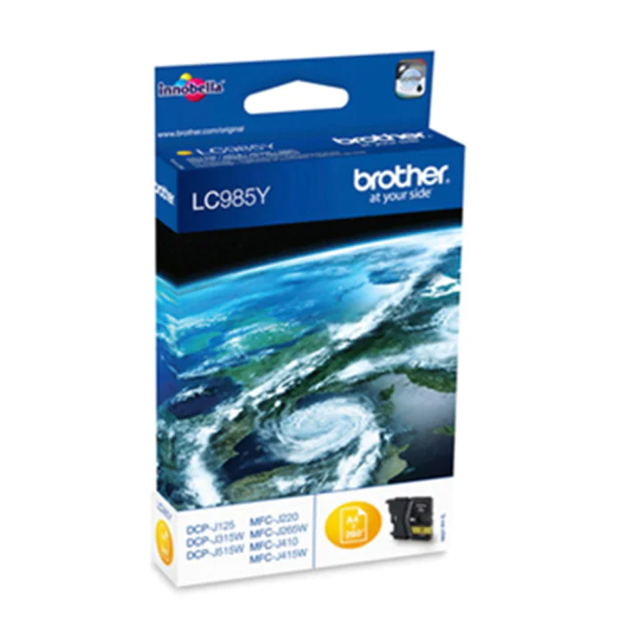 Brother LC985 blekkpatronsett (svart, cyan, magenta, gul), SDC-888