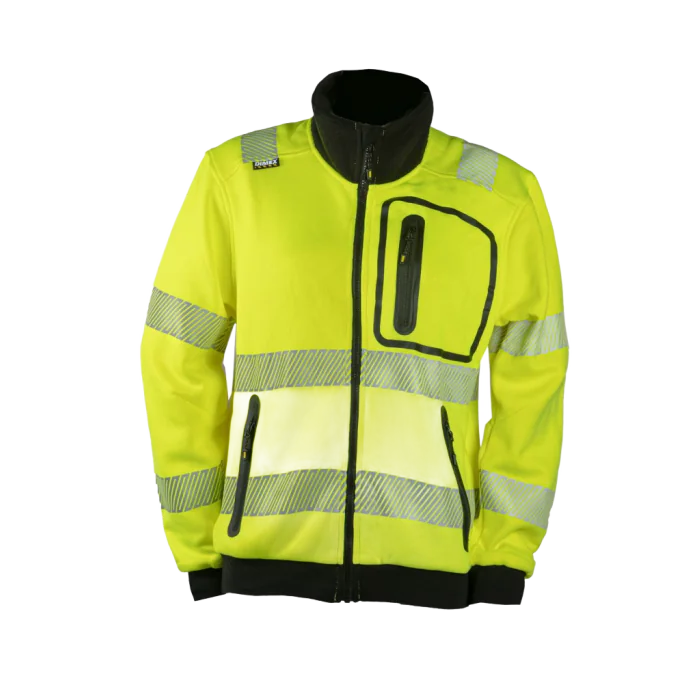 Dimex HI-VIS Strikkegenser – Reflekterende og Komfortabel (Flere Størrelser), 1 Stykk, SDM-4355R-Y