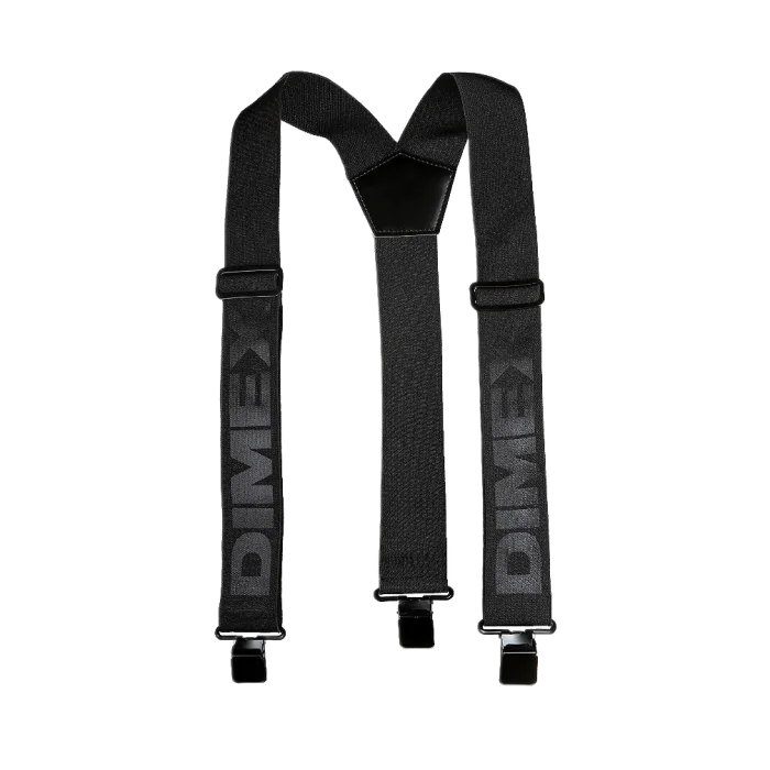 Dimex Braces – Nickel Free, Komfortabel Passform (4476+, Svart, 1 Stykk, størrelse-)