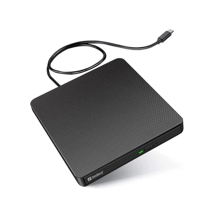 Sandberg USB-C/A DVD-stasjon, 1 Stykk, SEN-136-62