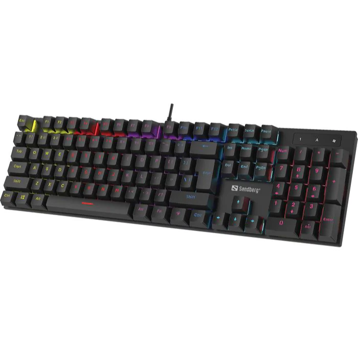 Sandberg Mechanical Gamer Tastatur - Tysk, Nordisk, Storbritannia, 1 Stykk, SEN-590