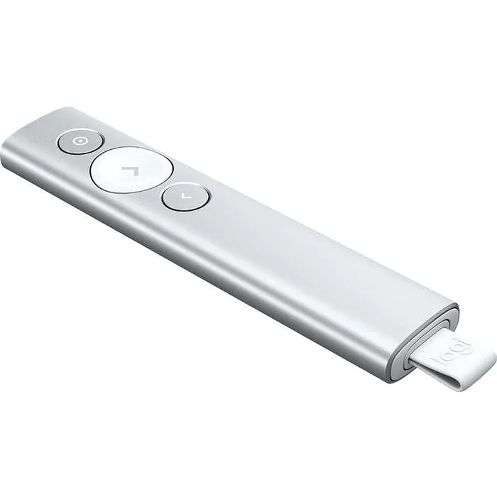 Logitech Spotlight Presentasjonsfjernkontroll, gull og sølv, 1 Stykk, SEN-872