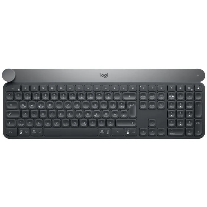 Logitech Craft Advanced Keyboard med Creative Input Dial - Europeisk layouter, 1 Stykk, SEN-710