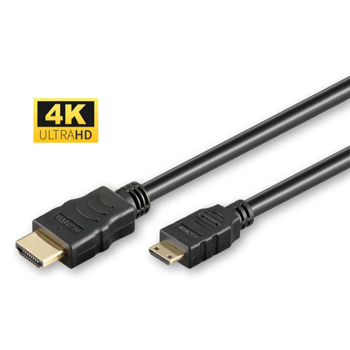 MicroConnect HDMI 1.4 Type A til Mini Type C Kabel, 1-3m, 1 Stykk, SEN-232