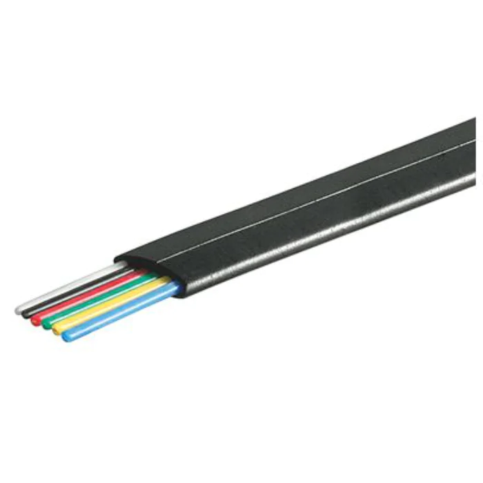 MicroConnect Telefon flat 6 ledninger, 100m, CCA, 1 Stykk, SEN-MPK100-6CCAB