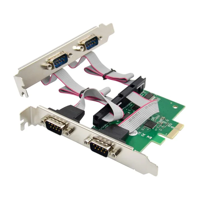 MicroConnect PCI-E AX99100 Multi-I/O utvidelseskort (1-4 porter), 1 Stykk, SEN-490