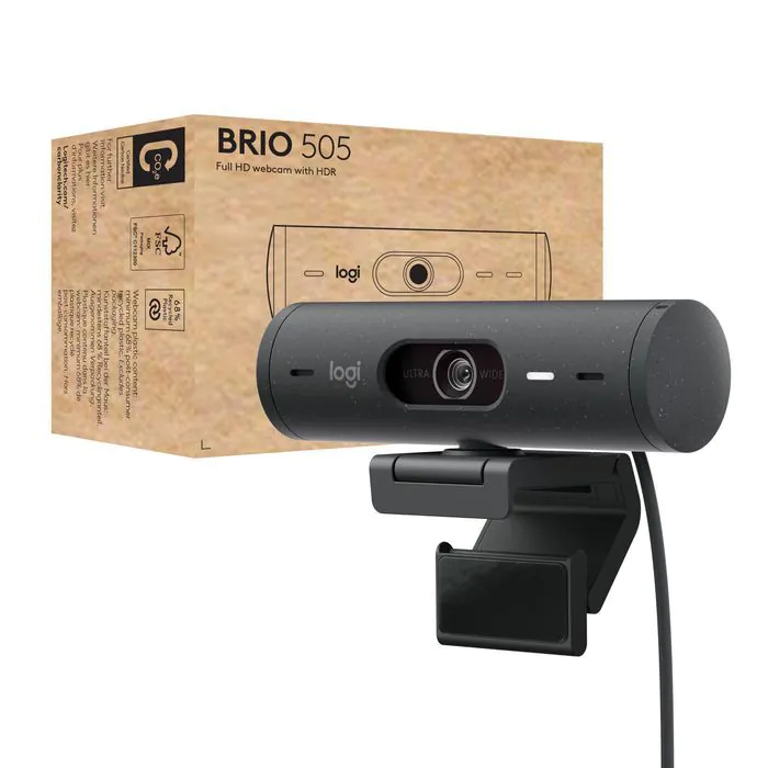 Logitech Brio Webcam Series (300-500), 1 Stykk, SEN-796