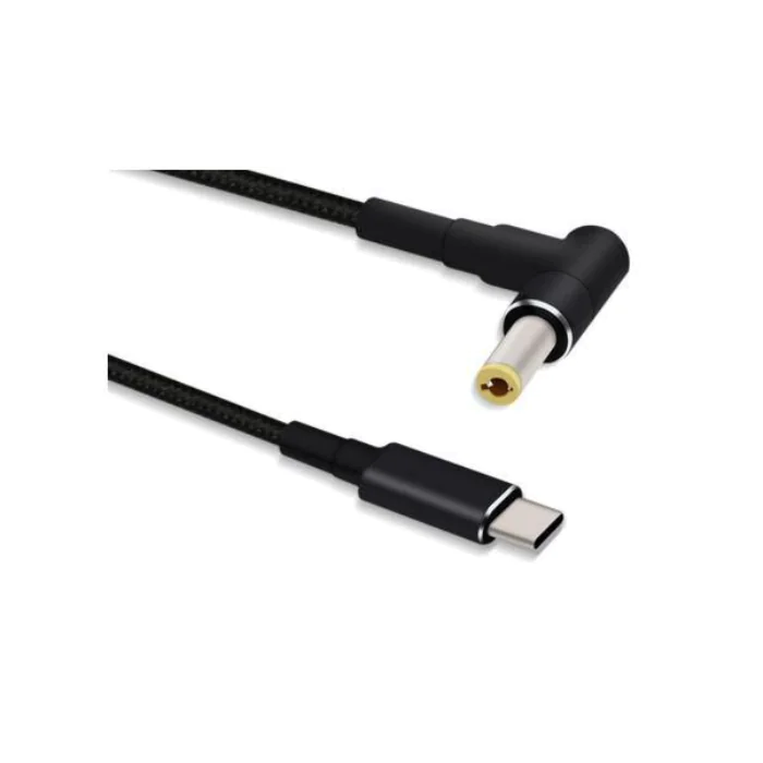 MicroConnect USB-C til DC 5,5x2,5mm strømkabel 9-20V / 5A, 1,2m, 1 Stykk, SEN-370