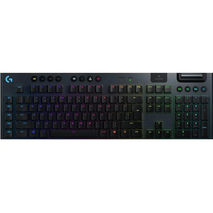 Logitech G915 LIGHTSPEED trådløst RGB mekanisk spilltastatur - flerspråklig, Logitech GL-svitsjer, 1 Stykk, SEN-912