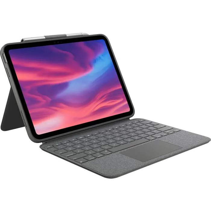 Logitech Combo Touch-tastaturveske for 10. generasjon iPad - flerspråklig, 1 Stykk, SEN-883