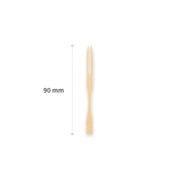 NATUREStar Økologisk fruktgafler | bambus, natur, 10 x 100 Stykk, SFM-388511