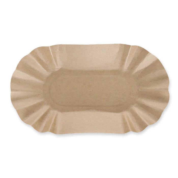 Franz Mensch Økologiske papirbrett, ovale | kraftpapir, FSC-mix, 4 x 250 Stykk, SFM-0891P