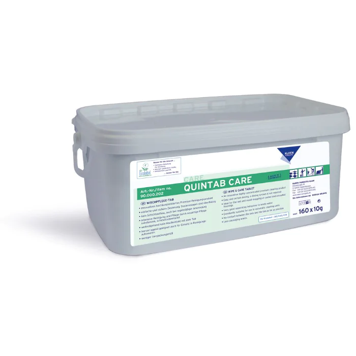 Kleen Purgatis Quintab Care, tørkefliker, grå, 160 x 1 Stykk, SFM-T90000202