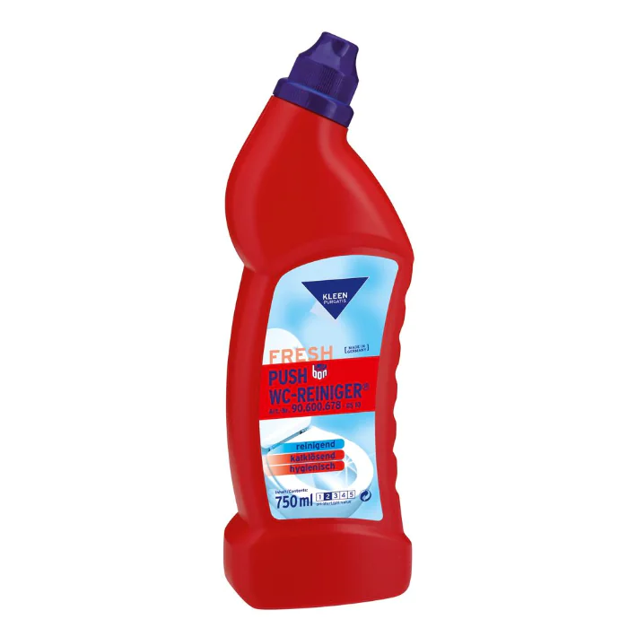 Kleen Purgatis Push WC-rens, rød, 12 x 1 flaske, SFM-T90600678