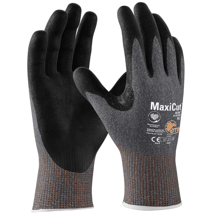 ATG MaxiCut Ultra 44-5745E, kuttbeskyttende strikkede hansker, 6 x 12 par, SFM-0439P