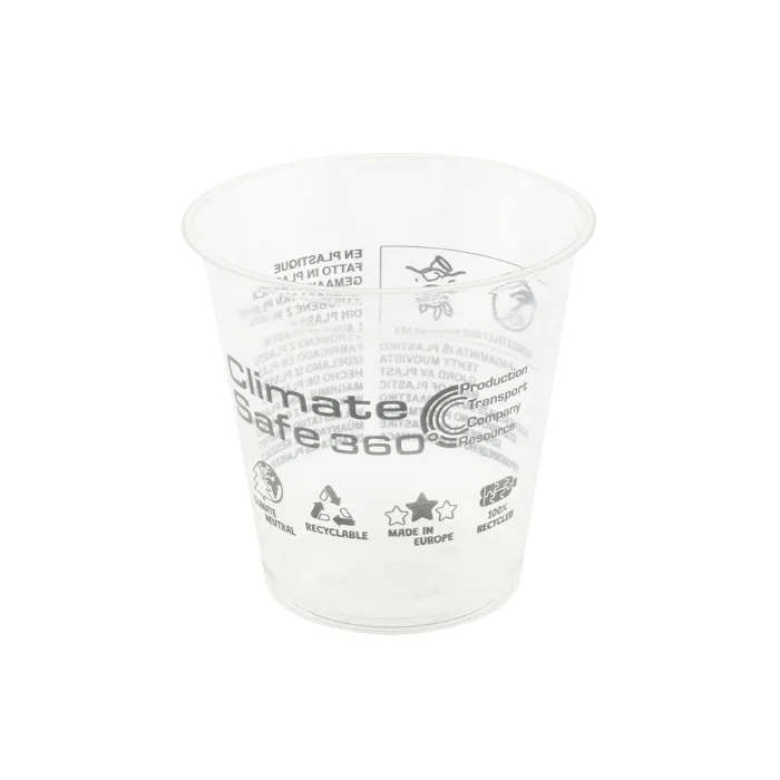 Green Box Runde 200 ml rPET-Smoothie-kopper, klare, 1200 stykker, SGB-DCD00064