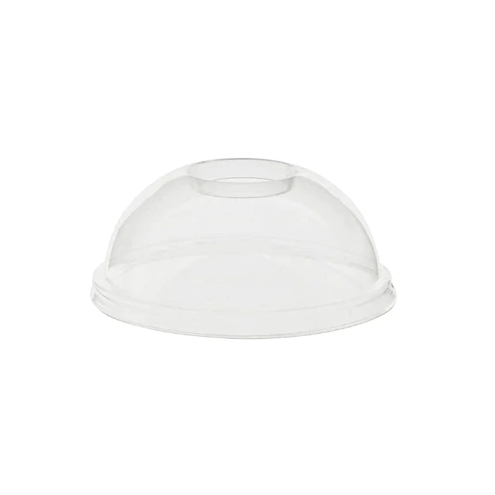 Green Box Halmhull 9,5 cm rPET kuppellokk, klar, 2000 stk., SGB-DCD00140