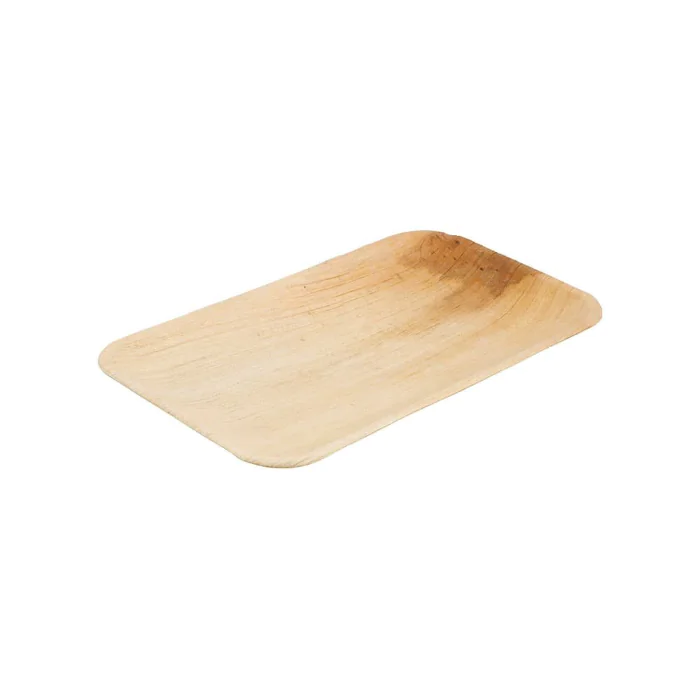 Green Box rektangulære 25 x 15 cm palmebladplater, beige, 200 stk., SGB-DTW05325