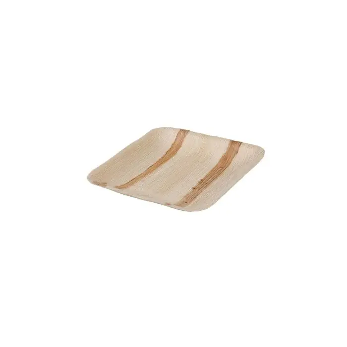 Green Box Firkantede tallerkener, beige, 200 stk, SGB-DTW05-PalmwarePlates