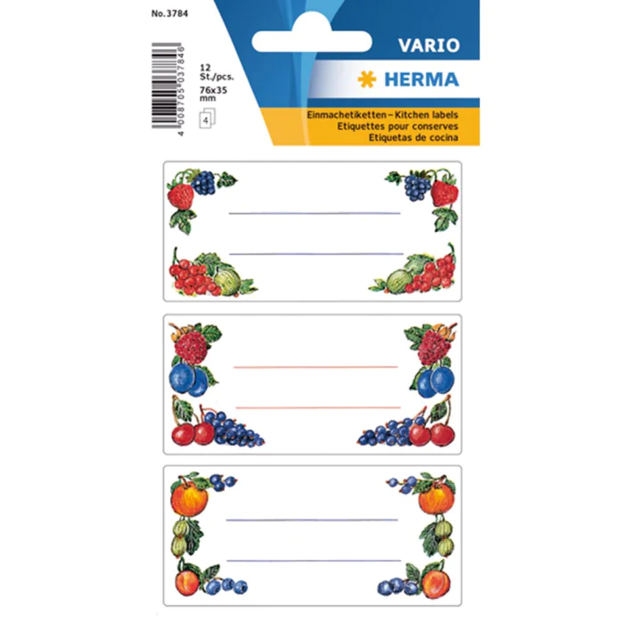 Herma Vario Kjøkken & Fryser Etiketter, SDC-1353