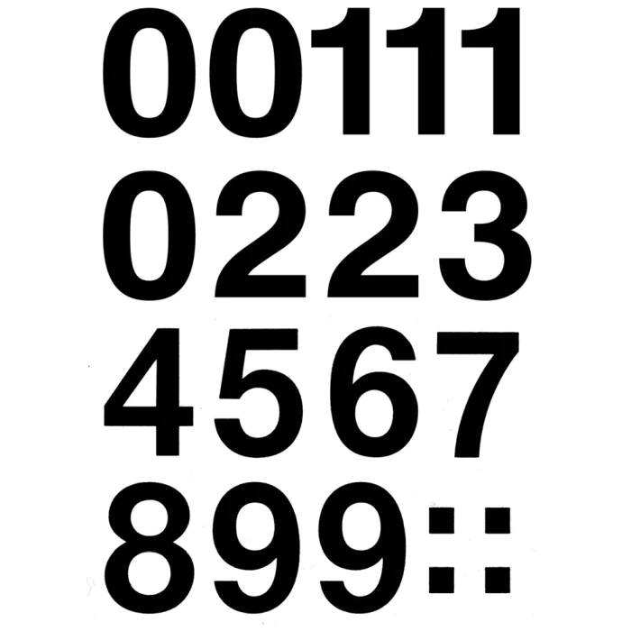 Herma Vario Nummeretiketter Ø5-25mm, SDC-1355