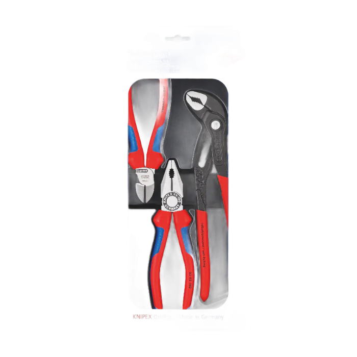 Knipex 002009V01 3-delers verktøysett, 1 Stykk, SKC-002009V01
