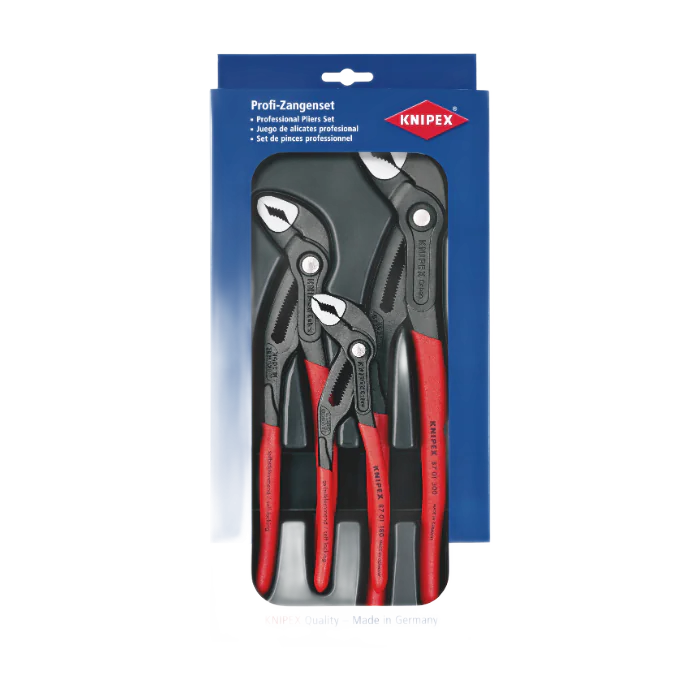 Knipex 002009V02 Cobra 3-delers verktøysett, 1 Stykk, SKC-002009V02