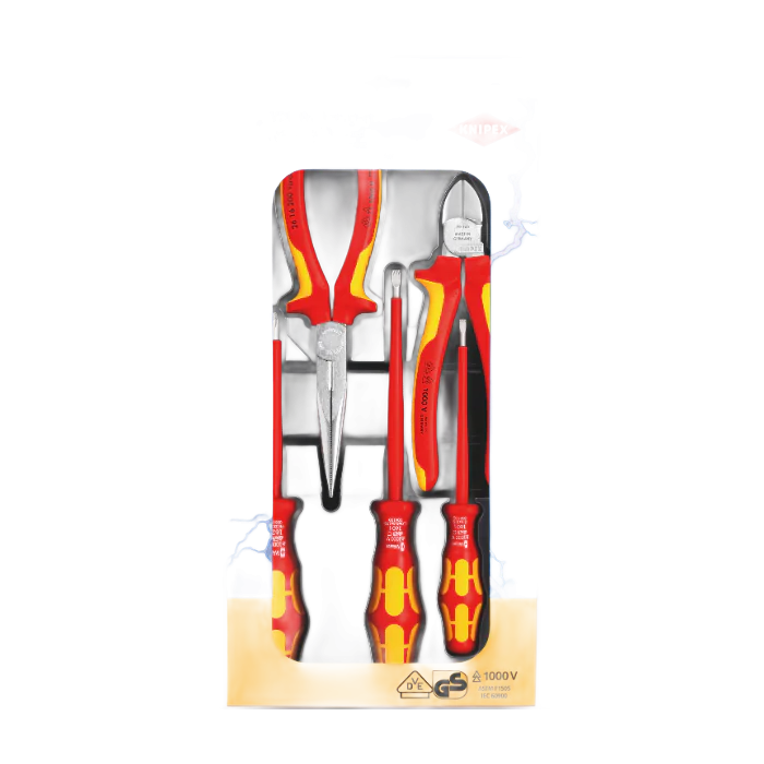 Knipex 002013 (5 stykker) VDE-verktøysett, 1 stykke, SKC-002013