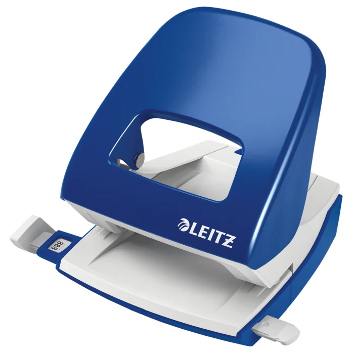 Leitz Hullemaskin – Robust, Enkel Hulling (LTZ50080035, Blå, 1 Eske)