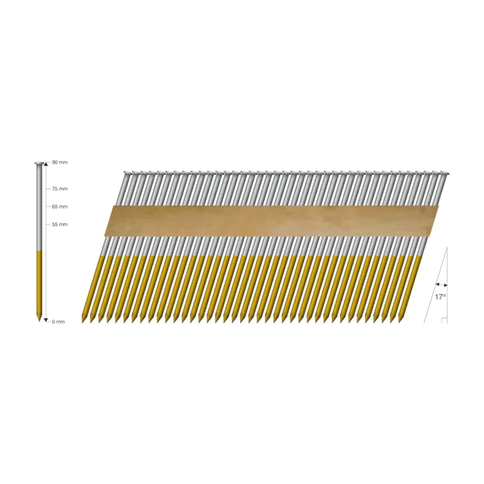 MFT Stavspiker 17Gr 31/90 – Høy Kvalitet, Optimal For Bygging(50100403, 500 Stykk)