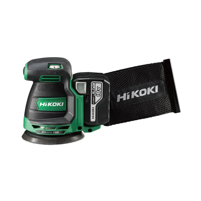 Hikoki Eksentersliper SV1813DA – Effektiv, Støysvak, Lang Varighet(SV1813DAWPZ, 1 Stykk)