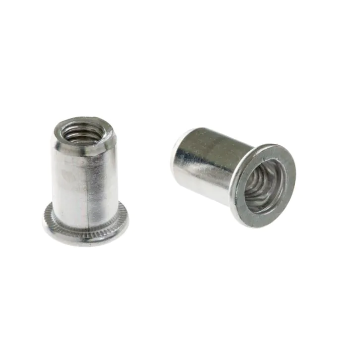 Arvid Nilsson Naglemutter FTT aluminium cylindrisk med flatt hode SAN-494